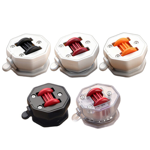 4Pcs Adhesive Casters Wheel Appliance Roller-black red wheel 1