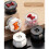 4Pcs Adhesive Casters Wheel Appliance Roller-black red wheel 7