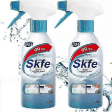 (2PCS) Skfe Bath Cleaner Spray, Skfe Bathroom Cleaning Spray, Stubborn Stains Cleaner