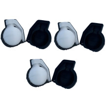 Fun Grenades Shape Snow Ball Maker Mold for Winter-3pcs black