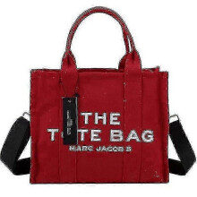 (Red) Women Handbag Designer Laptop Tote Bag Canvas Messenger Shoulder Crossbody Bag