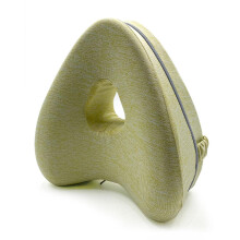 (Lemon Yellow) Smoothly Spine Alignment Pillow Relief Hip Back Joint Pain Pillow for Women Female