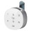 (30mm, White) Smart Drawer Lock with Digital Password & IC Card Reader for Home/Office, Easy Install Cabinet Security Lock 1