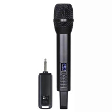 (One Drag One) Wireless Microphone System with Receiver Professional Wireless Microphone Kit for Party Singing