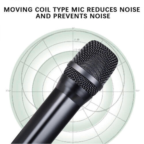 (One Drag Two) Wireless Microphone System with Receiver Professional Wireless Microphone Kit for Party Singing 2