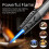 (F) Metal Jet-Lighter Compact Portable Blue Flames Torches Lighter for Camping Lighting 4