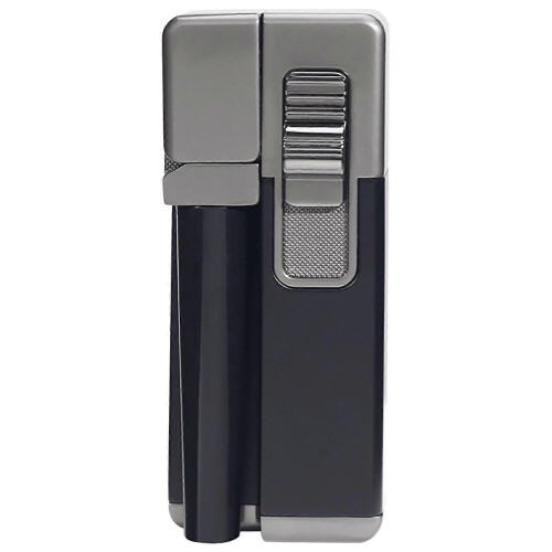 (Sand Black) Soft Flame Lighter Lightweight Compact Metal Lighter for Candles
