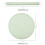 (Green) Thickened Large Silicone Dough Mat, Non-Stick Rolling Board, Free Shipping 4
