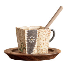 (Four piece Set) Chinese Hand-made Kungfu Tea Cup Hand-made Afternoon Tea Cup for Adults