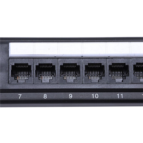 5X UTP 24 Port Rj45 Patch Panel Rack Cable Wall Mounted Bracket Connector Rack Tool Ethernet Lan Network Adapter CAT6 2