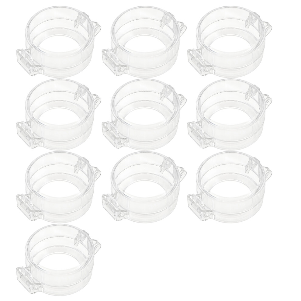 10Pcs Child Proof Transparent Door Lock Guards-Transparent 7696001793602