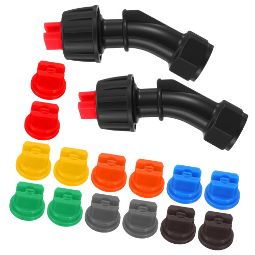 Pack Of 16Pcs Plastic Sprays Nozzle Set With 7 Sized Tip Sprayer