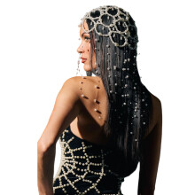 Luxurious Imitation Pearls Hair Jewelry For Weddings And