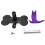 Light Weights Pet Assistance Device For Disabled Dogs-Purple 1