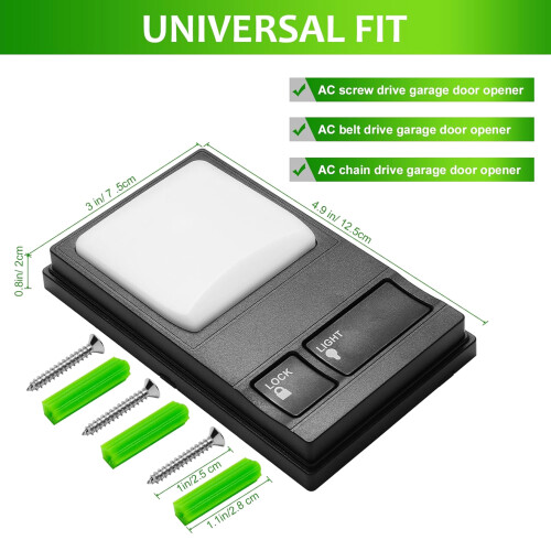 Panneau de commande universel de porte de Garage, avec fonctions 2