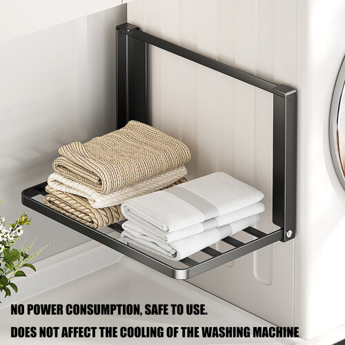 Quick Install Wall Mount Laundry System Durable Metal Frame 1