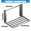 Quick Install Wall Mount Laundry System Durable Metal Frame 3