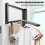 Quick Install Wall Mount Laundry System Durable Metal Frame 5