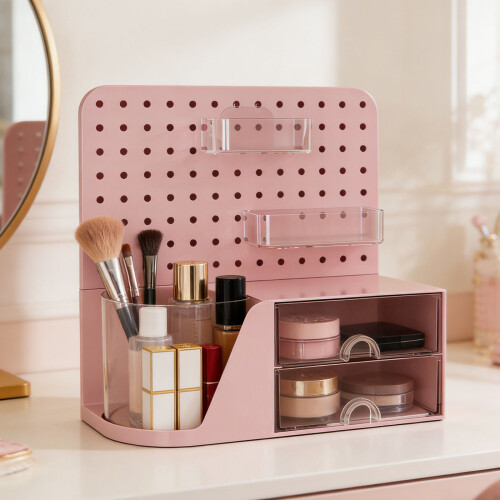 Schreibtisch-Organizer mit großem Fassungsvermögen,-Rosa 2