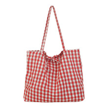 Canvas Toted Bag Work Bag Trendy Shoulder Bags Purse-Red