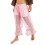 Classical Black Leggings With Lace Inserts Stretchable-Pink L 1