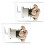 Modifiable White Metal Wall Plant Support Suspended Flower-B 1