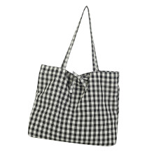 Sac à bandoulière tendance pour femmes, sacs Hobos en toile-Noir