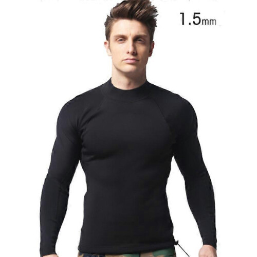 (XXL) MIMIGO Men's Basic Skins UPF 50+ Long Sleeve Rash Guard