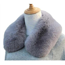 (60CM, COLOR 25) Faux Fur Collar Scarf for Women Neck Warmer Scarf Wrap