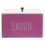 Multi-Compartment Wooden Tampon Holder Box Pink Bathroom Storage 1