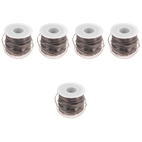 Corde Plate Durable Pour Bracelets DIY Couleur Gris 2