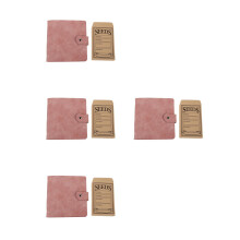 4Sets Large Capacity Seed Keeper Organizer Binder in Pink PU