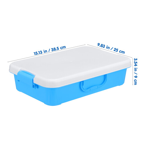 Bac À Sable Portable Bleu En ABS Résistant 1