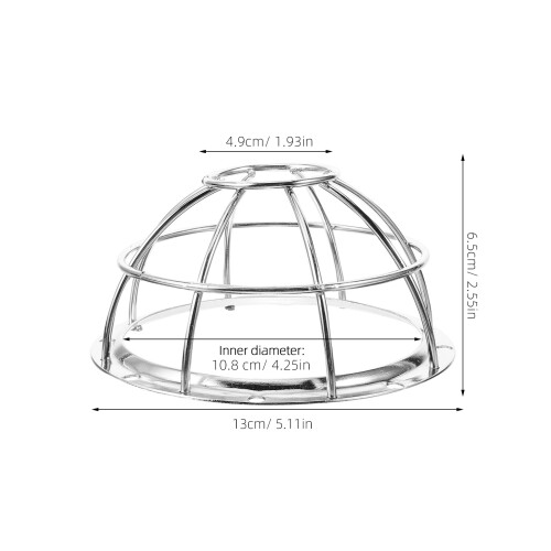 Protection Cage Détecteur De En Fer Argent Pour Intérieur 1