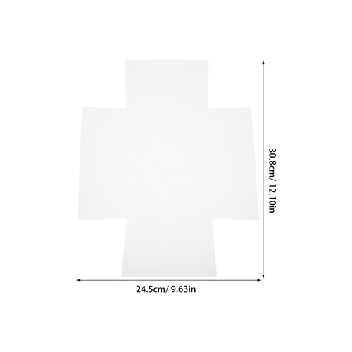 200Pcs Bakery Pan Liners White Nonstick Paper for Bread Cake Baking 1