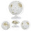 Globe Lunaire Science Carte Cratères Éducatif 6