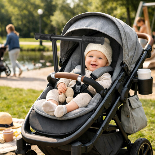 Praktische Stroller Handle Erweiterung Ergonomisch Für 2