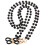 Catena Nera Per Occhiali in Rame Con Design E Chic 1