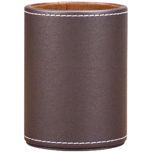 Organizer in Pelle Marrone Porta Penne E