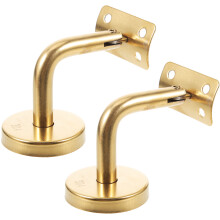 2Pz Corrimano Dorati in Acciaio Inox Robustezza