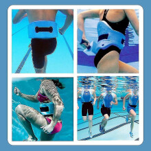 (67cmx21cmx4cm) Aqua Aerobics Belt For Water Sports, Swimming And Fitness Training,universally Adjustable Secure Swimming Aid Zhexin