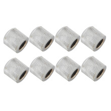 8X Guitar Dome Control Knöpfe für  Tele Ersatz, Silber