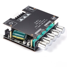 ZK-MT21 Digitalt Effektförstärkarkort 2x50W+100W 2.1-Kanalig Subwoofer AUX 12V 24V Ljudstereo DIY-Modul