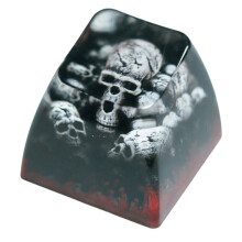 Nieuwe Hars Keycaps met Donkere Schedel, DIY Gaming Toetsenbord, 3D Handgemaakte Keycaps voor Mechanisch Toetsenbord, Accessoires, Cadeau