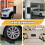 2Pcs Garage Wall Protector, Black Foam Garage Bumpers for Parking Car, Corner Guard & Pole Protector Padding 5
