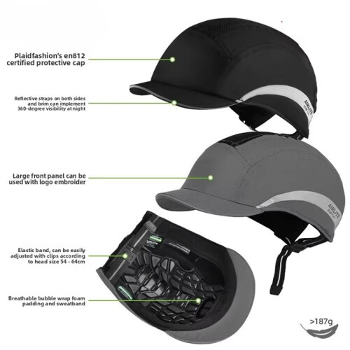 Bump Safe Cap Baseballmütze - Schutzhelm mit Antikollisionsschutz B