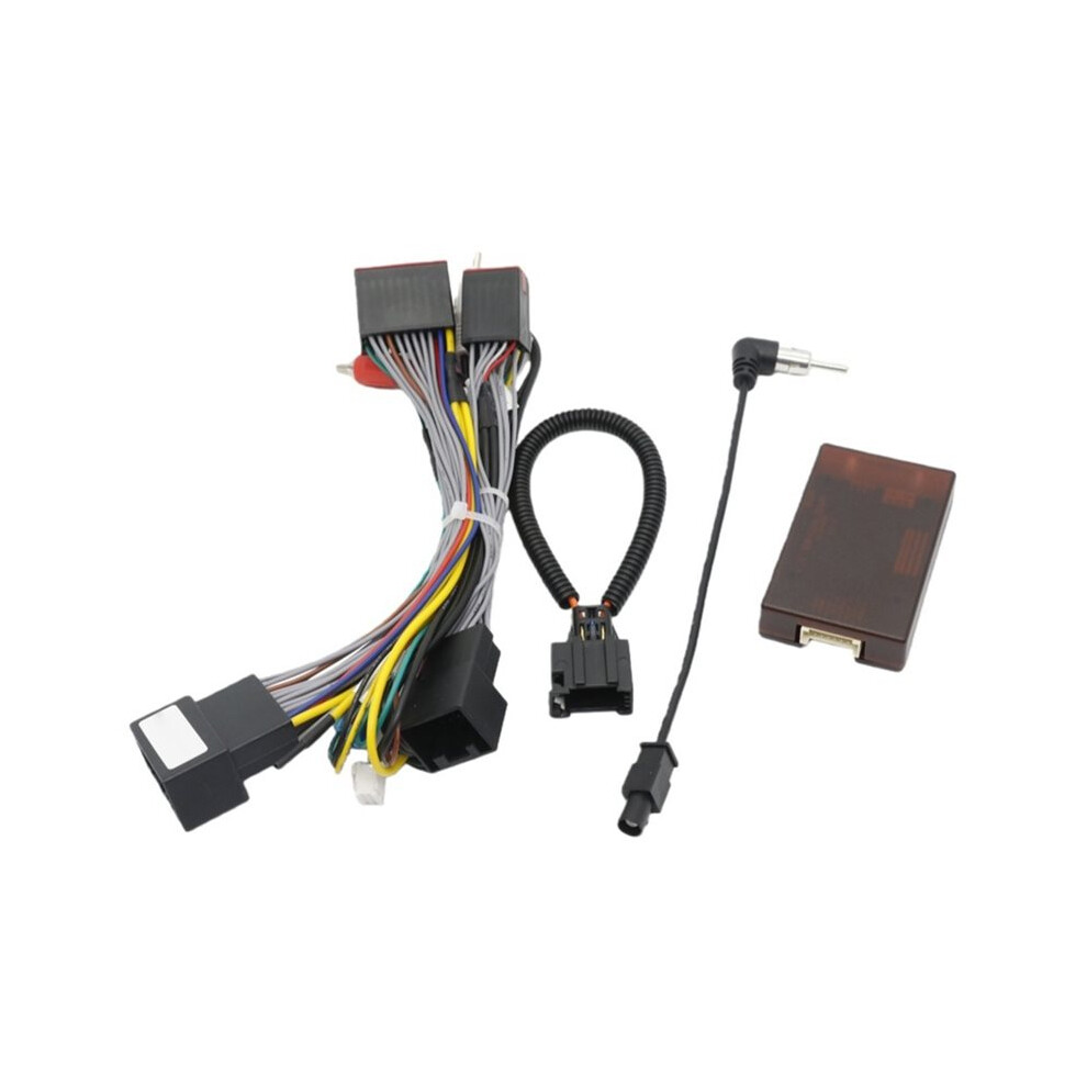 Car 16Pin Wiring Harness Adapter Canbus Box Decode Android Radio Power Cabler For 3 2004-2009 4713983082869