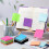 3 Pack   Sticky Dispenser Note Holder Black Base with 24 Pads   Sticky Notes Memo Pads,50 Sheet Per Pad 5