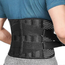 (L) Medical Back Lumbar Support Belt Waist Orthopedic Brace Posture Men Women Corset Spine Decompression Waist Trainer Pain Relief