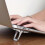 (Grey) Self-adhesive Laptop Stand Invisible Computer Foldable Desk Bracket For Nillkin 5